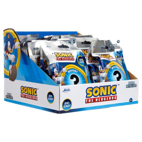 Sonic the Hedgehog assorted about surprise metalfigs figure 4cm 24 Τεμ.