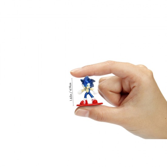 Sonic the Hedgehog assorted about surprise metalfigs figure 4cm 24 Τεμ.