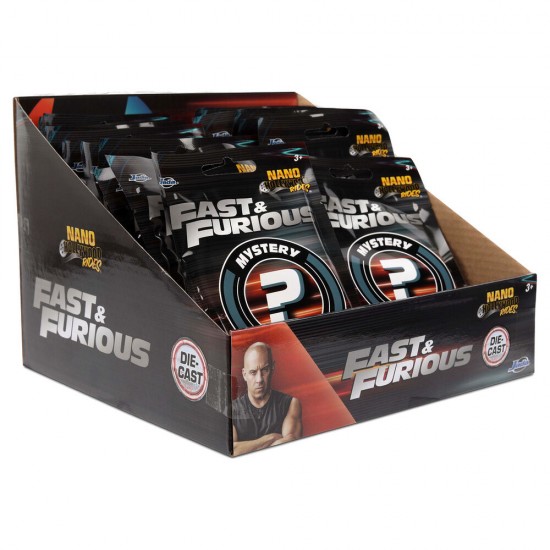 Fast & Furious assorted about surprise die-cast car 4cm 24 Τεμ.