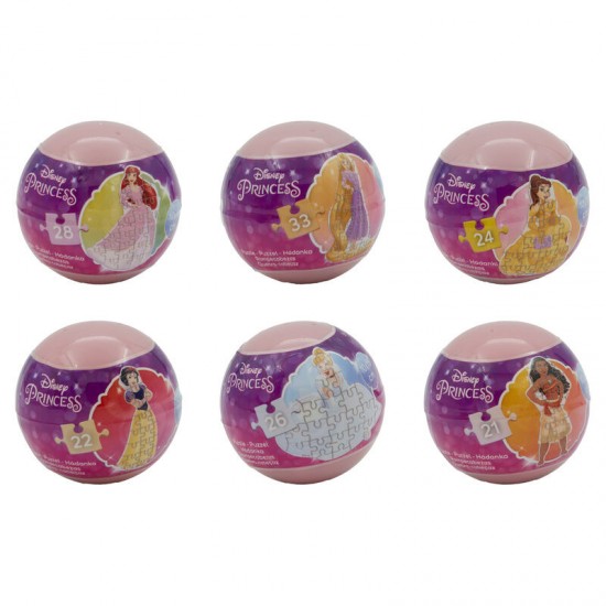 Disney Princess assorted Surprise ball puzzle 24 Τεμ.