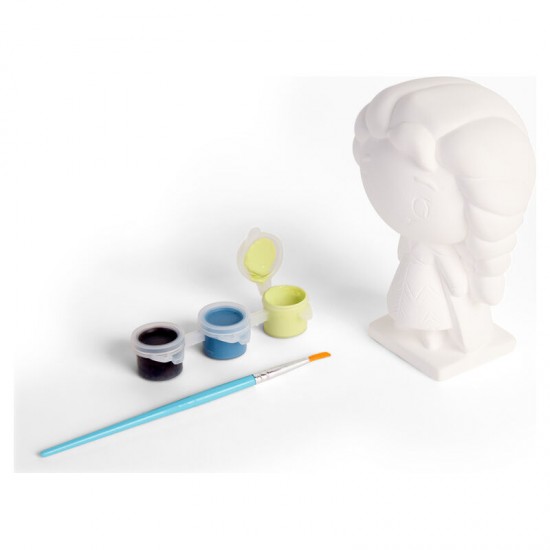 Disney Frozen Plaster figure for painting 12 Τεμ.