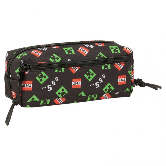 Minecraft triple pencil case
