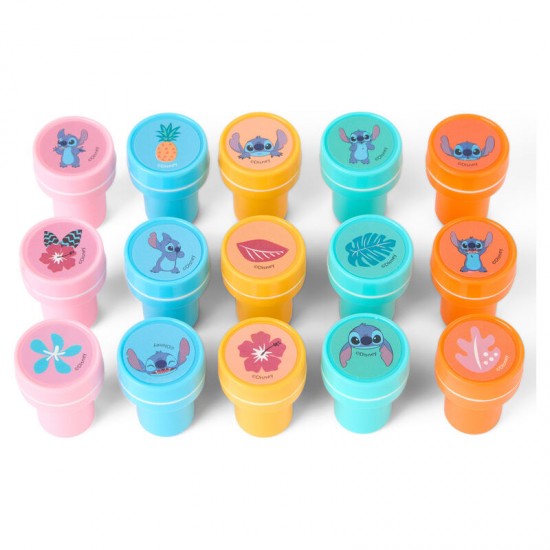 Disney Stitch pack 15 stamps 6 Τεμ.