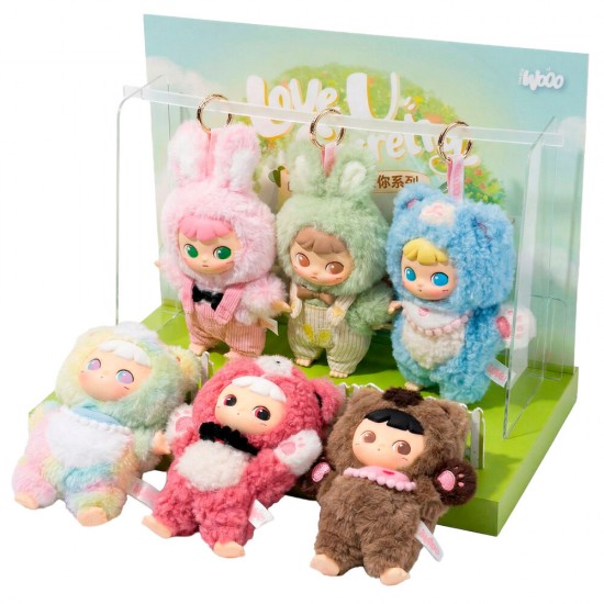 Cimmy Love U Secretly Series assorted Blind Box Surprise doll keychain 17cm 6 Τεμ.