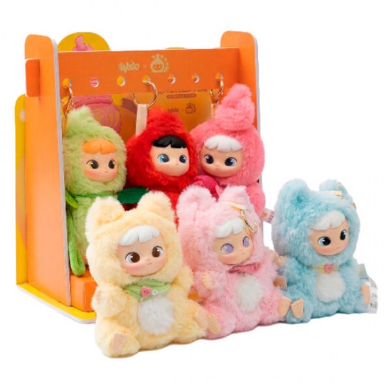 Cimmy Hulu Fox Series assorted Blind Box Surprise doll keychain 18cm 6 Τεμ.