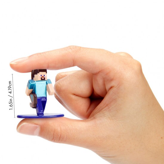 Minecraft assorted about surprise metalfigs figure 4cm 24 Τεμ.
