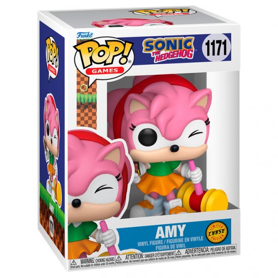 POP figure Sonic The Hedgehog Amy 5 + 1 Chase 6 Τεμ.