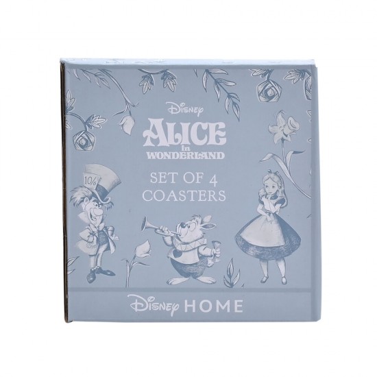 Disney Alice in Wonderland set of 4 coasters