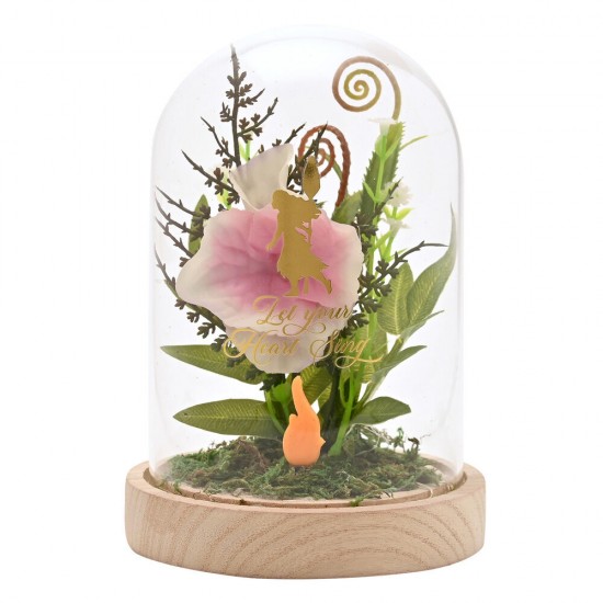 Disney Princess Vaiana Moana florals in a clonche with neon light