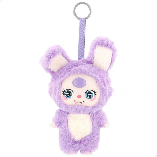Baozao Kawaii Bunny Suit assorted plush toy keychain 20cm 12 Τεμ.