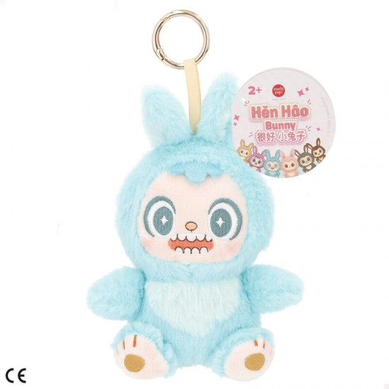 Hen Hao Kawaii Bunny assorted plush toy keychain 12cm 12 Τεμ.