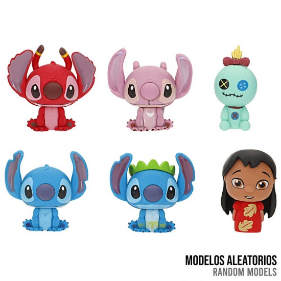 Disney Stitch assorted Puzzle 3D Eraser Palz Capsule 30 Τεμ.