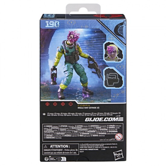 G.I. Joe Classified Series Cobra Mole Rat Stage 2 figure 15cm