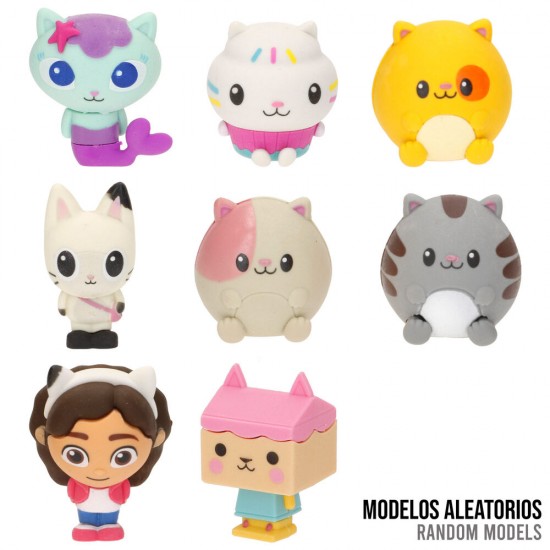 Gabby's Dollhouse assorted Puzzle 3D Eraser Palz Capsule 30 Τεμ.