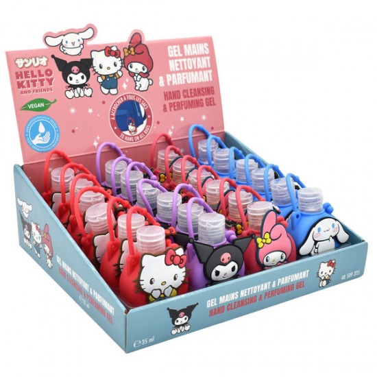 Hello Kitty & Friends assorted hand gel 35ml 24 Τεμ.