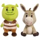Shrek - Shrek, Donkey and Princess Fiona assorted plush toy 17cm 12 Τεμ.