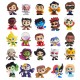 Doorables Marvel Action Mini Peek Series 2 assorted Capsule surprise 4 figures 12 Τεμ.