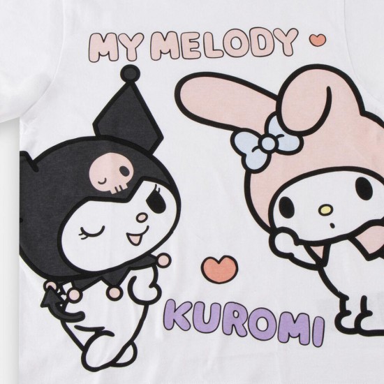 Hello Kitty and Friends My Melody & Kuromi t-shirt 12 Τεμ.