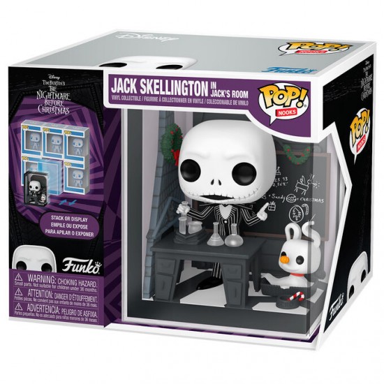 POP figure Nooks Disney Nightmare Before Christmas Jack Skellington in Jack’s Room