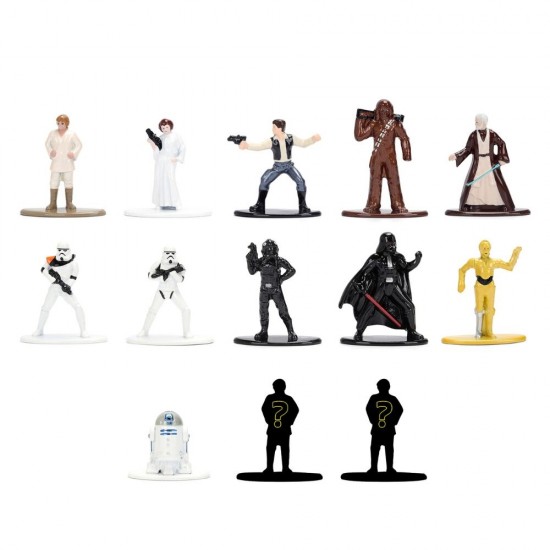 Star Wars assorted about surprise metalfigs figure 4cm 24 Τεμ.