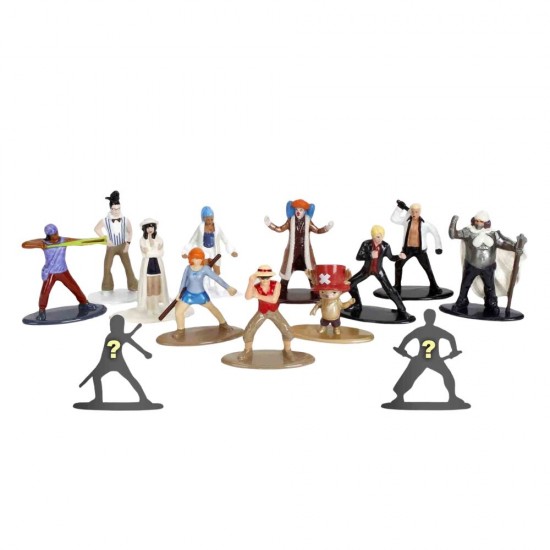 One Piece assorted about surprise metalfigs figure 4cm 24 Τεμ.