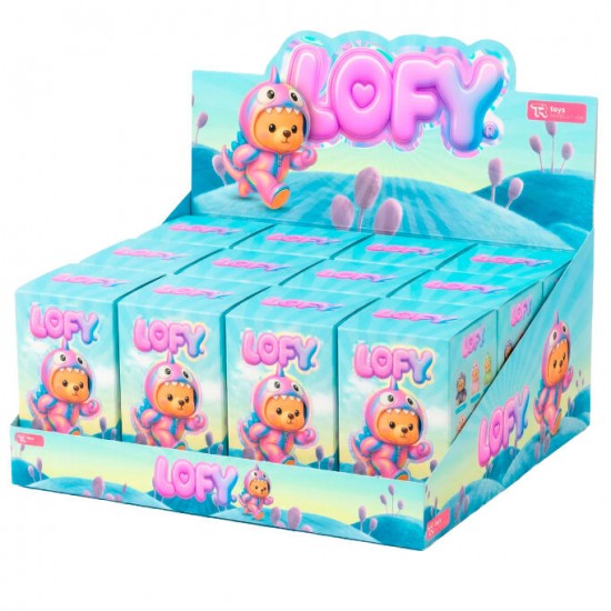 Lofy Bear assorted Blind Box Surprise PVC doll keychain 12 Τεμ.
