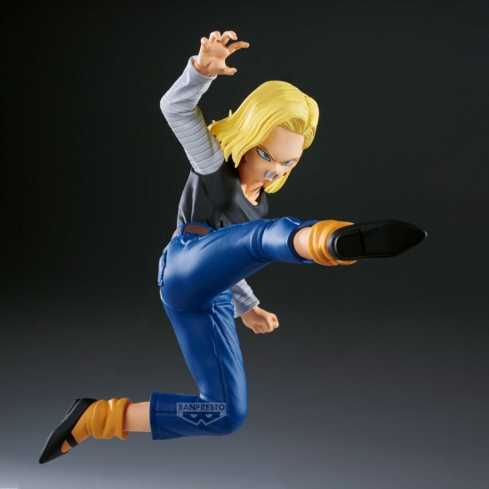 Dragon Ball Z Match Makers Android 18 & Mr. Satan set 2 figures 11-8cm