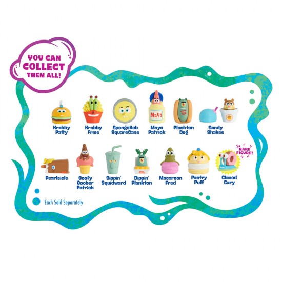 SpongeBob Squarepants F.U.N. Food assorted surprise figure 12 Τεμ.