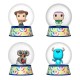Disney Pixar assorted Mystery Mini Snow globe figure 12 Τεμ.