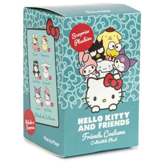 Hello Kitty & Friends Costume assorted surprise plush toy 10cm 12 Τεμ.