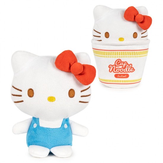 Hello Kitty & Friends Cup Noodles assorted plush toy 16cm 12 Τεμ.