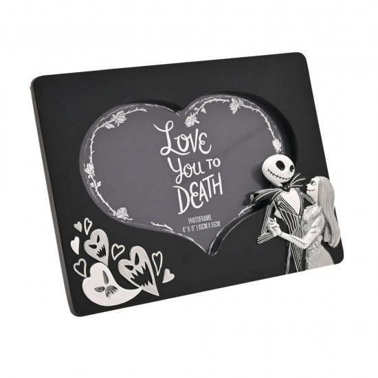 Disney Nightmare Before Christmas Love You to Death photo frame