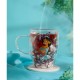 Disney Princess Jasmine floral decorative glass mug