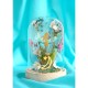 Disney Princess Jasmine florals in a clonche with neon light