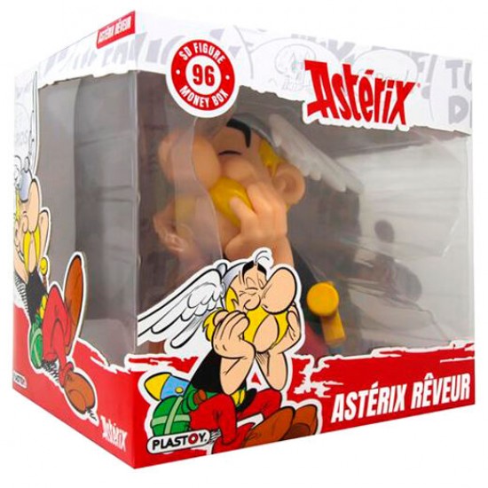 Asterix Siting money box figure 15cm