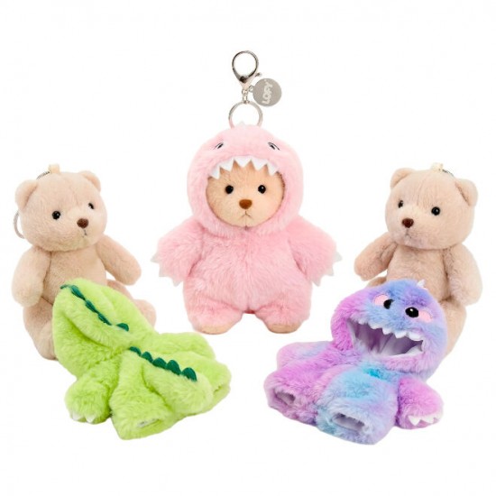 Lofy Bear assorted Blind Box Surprise plush toy keychain 6 Τεμ.