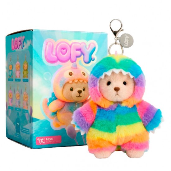 Lofy Bear assorted Blind Box Surprise plush toy keychain 6 Τεμ.