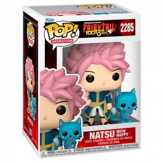 POP figure Fairy Tail 100 Years Quest Natsu with Happy