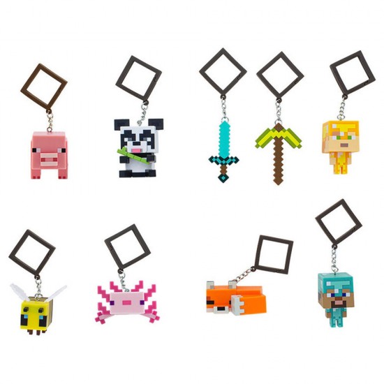 Minecraft Series 2 Mistery Backpack Buddies assorted 24 Τεμ.