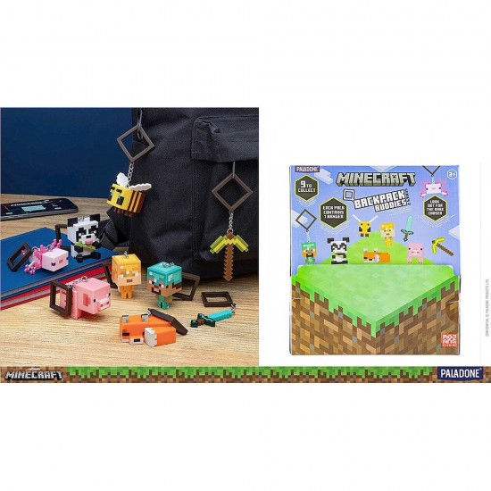 Minecraft Series 2 Mistery Backpack Buddies assorted 24 Τεμ.