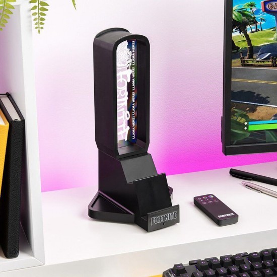 Fortnite desk headphone stand with light