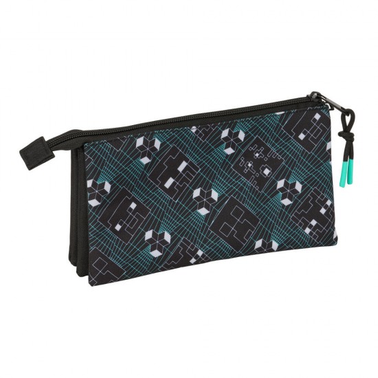 Minecraft Screen triple pencil case