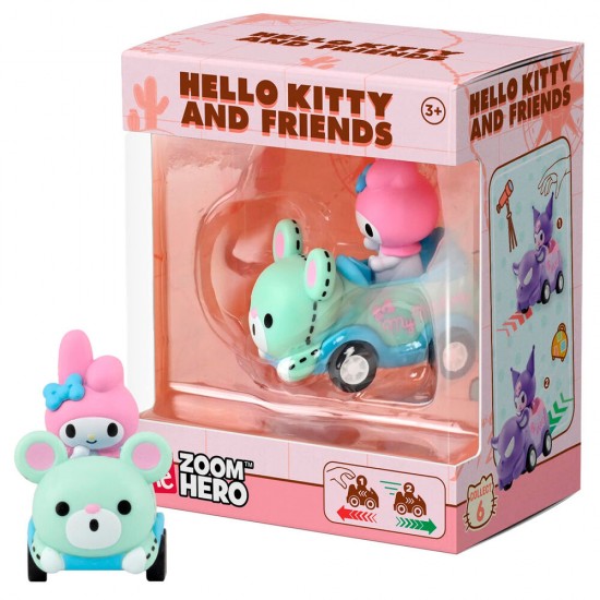 Hello Kitty and Friends Series 1 Zoom Hero assorted figure 12 Τεμ.