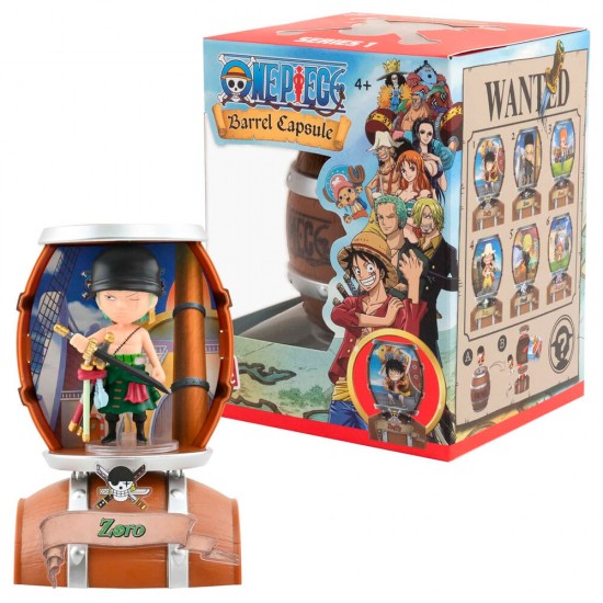 One Piece Barrel assorted figure 6 Τεμ.