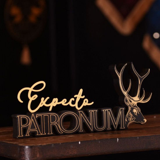 Harry Potter Patronum wooden sign
