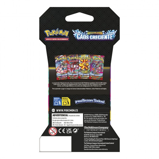 Spanish Pokemon Megaevolution assorted about card game 24 Τεμ.