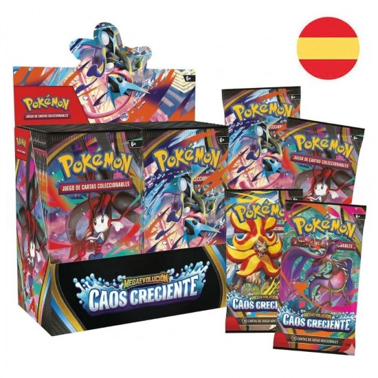 Spanish Pokemon Megaevolution about card game 36 Τεμ.