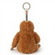 Punch monkey plush keychain 15cm