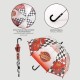 Disney Cars POE manual umbrella 4 Τεμ.