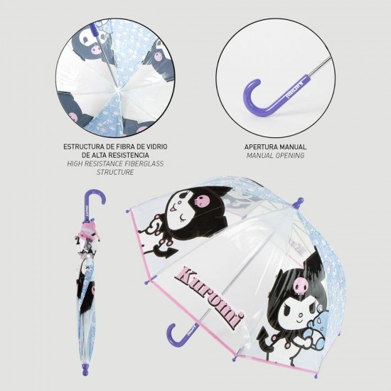 Hello Kitty Kuromi POE manual umbrella 4 Τεμ.